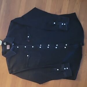 NWT Levi's Black Casual Button Down Shirt Classic Denim     XS men  S//M women